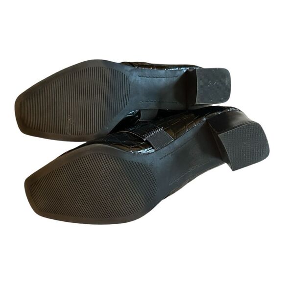 Life Stride Suspend Too Black Shiny/Patent Heel Size 7.5 Faux Snake Pattern. - Picture 5 of 7